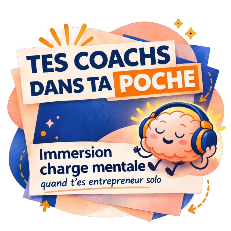 Tes Coachs Dans Ta Poche : immersion charge mentale quand t'es entrepreneur solo